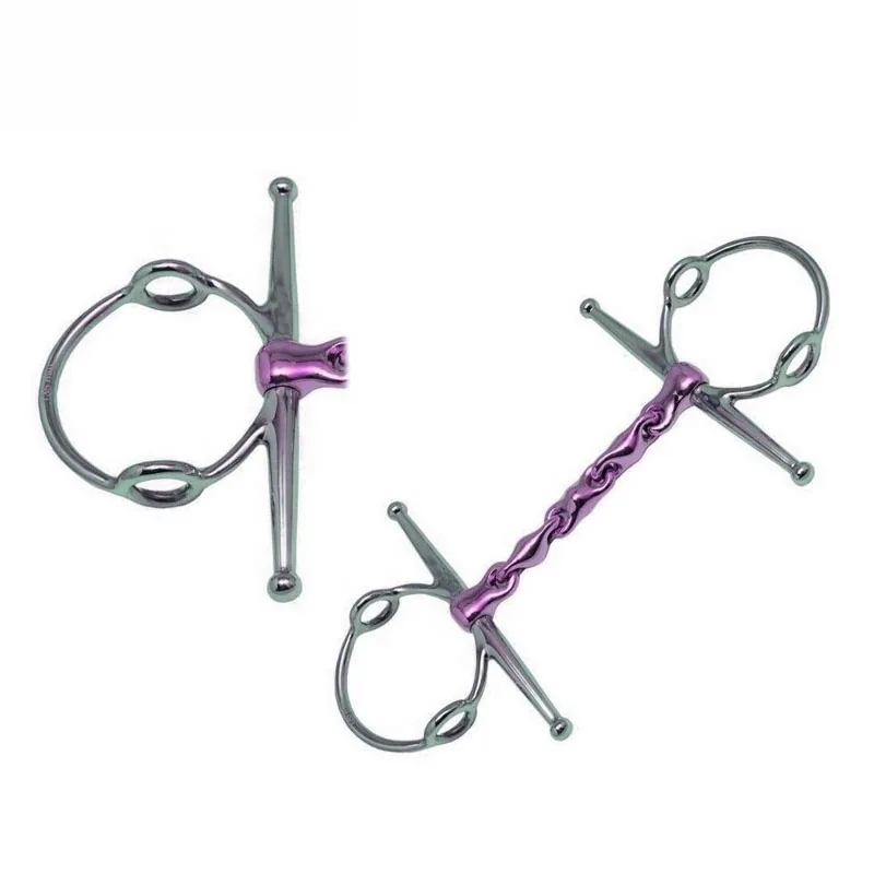 Stainless Steel Horse Racing Drill Bit with German Silver Mouthpiece and Custom Logo — rj-0914, product image 4