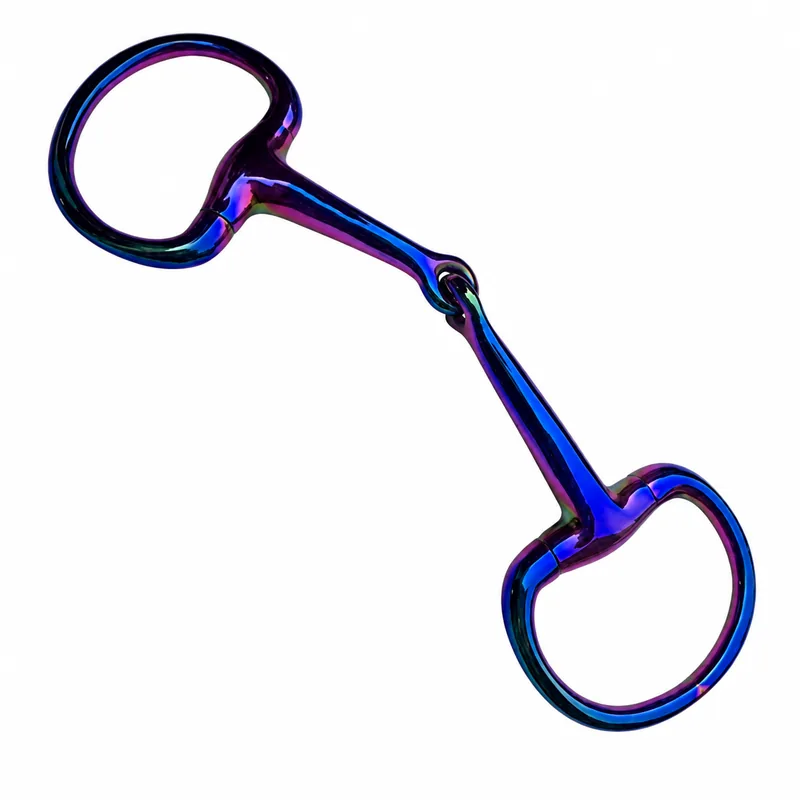 Stainless Steel Eggbutt Horse Bit with Solid Jointed Mouth — RJI-HREB-1105, product image 3