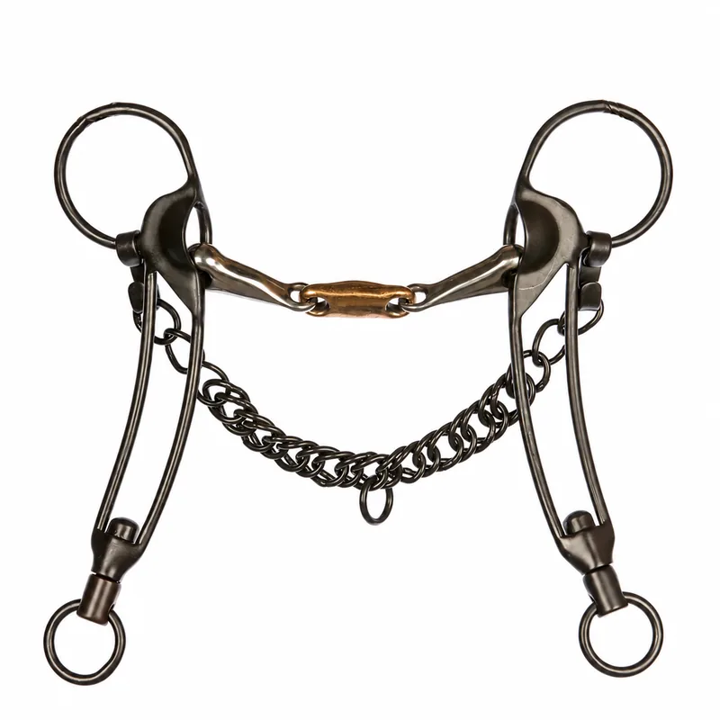 German Silver Horse Bit Made in Pakistan — RJI-GSB-0772, product image 3