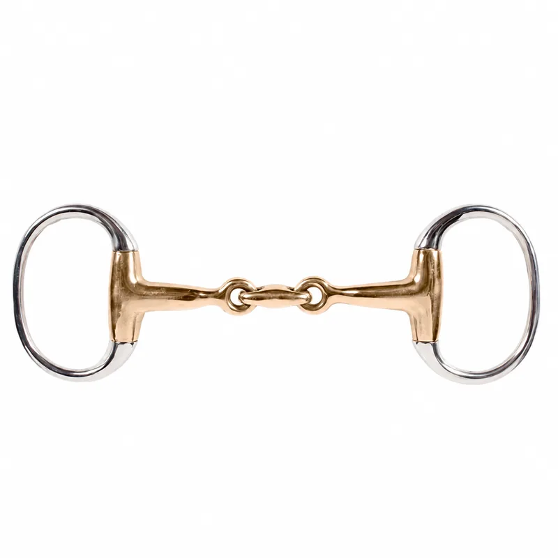 Stainless Steel Eggbutt Horse Bit with Copper Jointed Mouth and Custom Logo — RJI-HREB-1103, product image 6