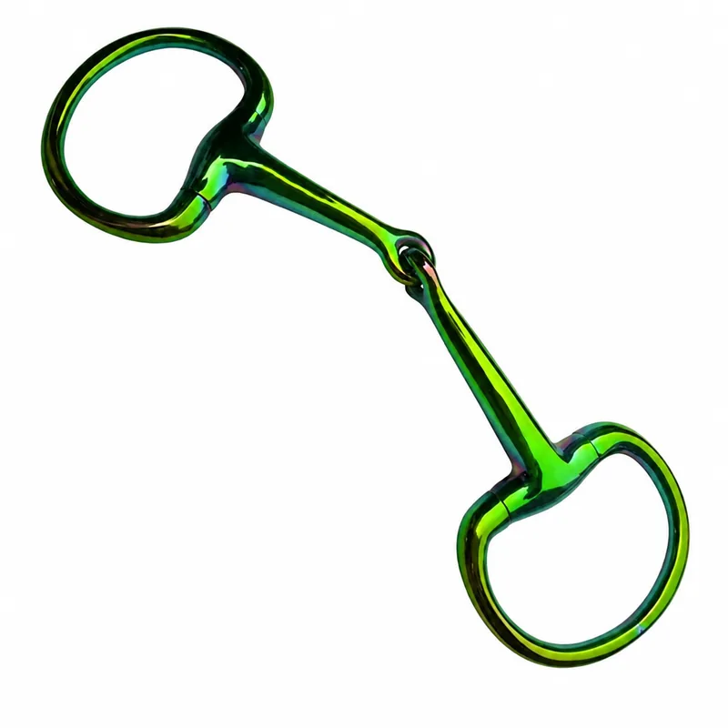Stainless Steel Eggbutt Horse Bit with Solid Jointed Mouth — RJI-HREB-1105, product image 6