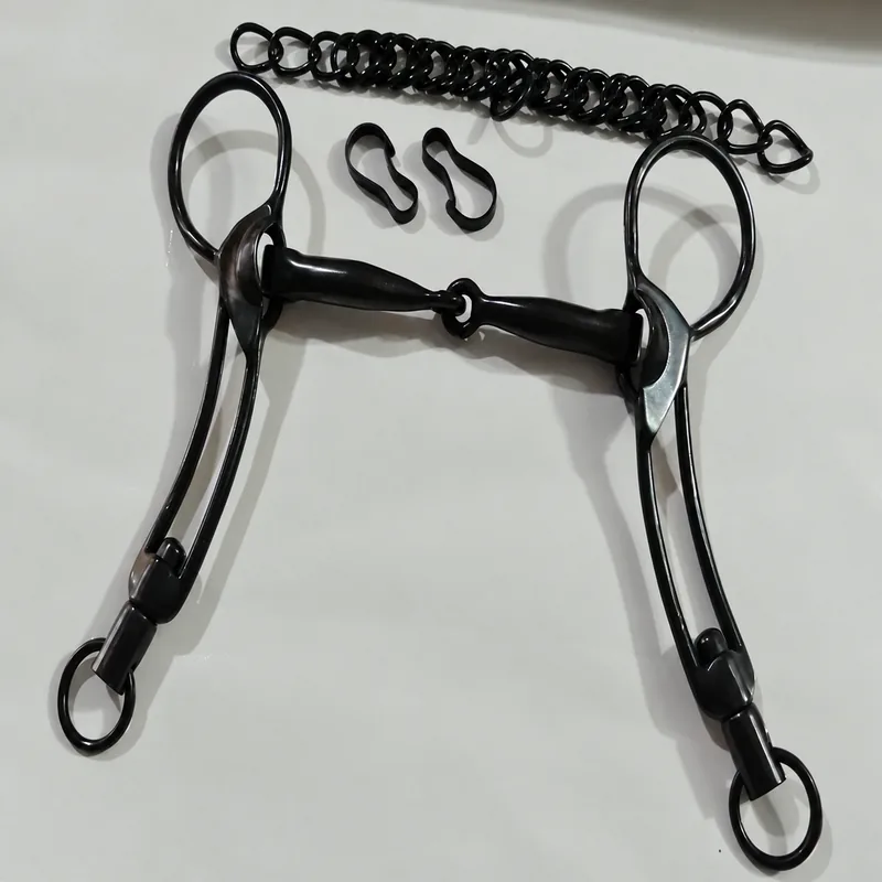 German Silver Horse Bit Made in Pakistan — RJI-GSB-0772, product image 4