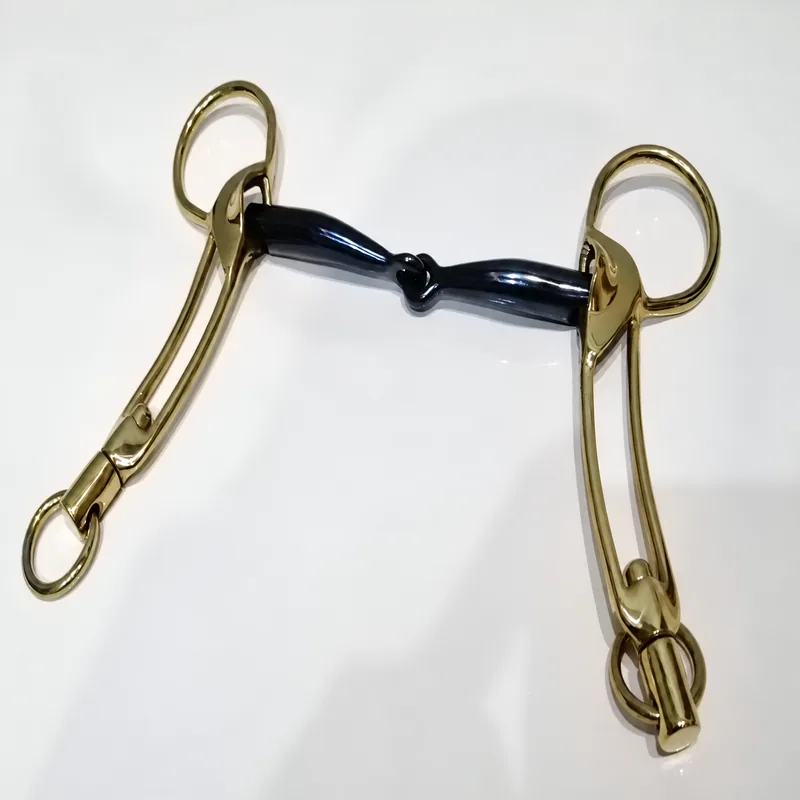 German Silver Horse Bit Made in Pakistan — RJI-GSB-0772, product image 6