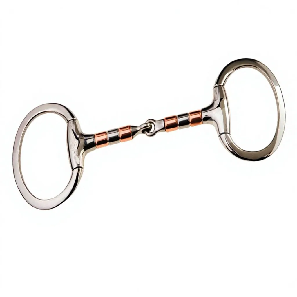 Stainless Steel Eggbutt Snaffle Bit Horse with Plain Circle Design — RJ-987476, product image 3