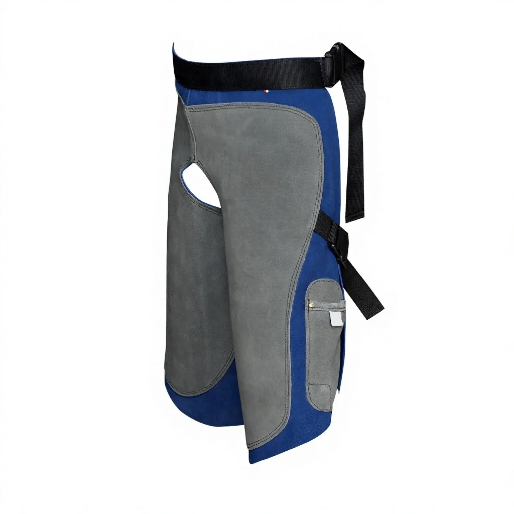 Genuine Leather Farrier Apron Chaps Adjustable Buckle Closure Multi Pocket Protection Cover — RJ-34678743, product image 3