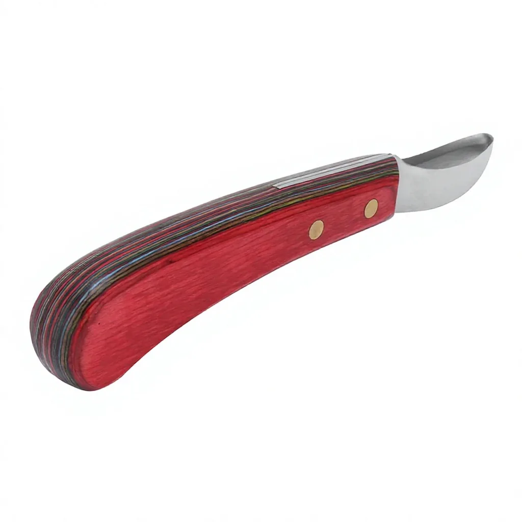 Stainless Steel Customized Professional Team Farrier Hoof Pick Wooden Handle — RJ-87654352, product image 2