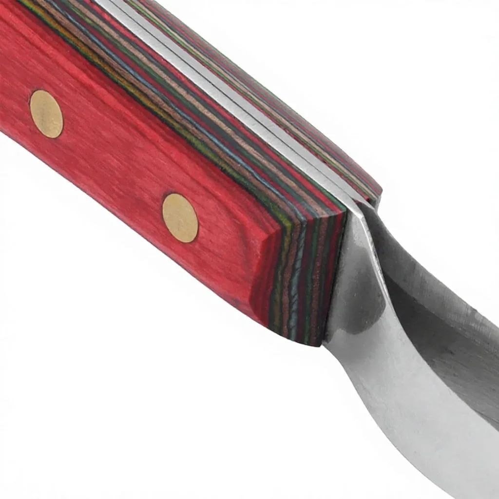Stainless Steel Customized Professional Team Farrier Hoof Pick Wooden Handle — RJ-87654352, product image 4