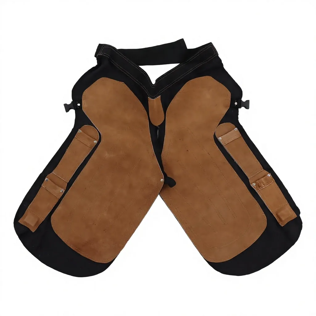 Leather Farrier Chaps Adjustable Horse Shoeing Apron Blacksmith Protection Gear