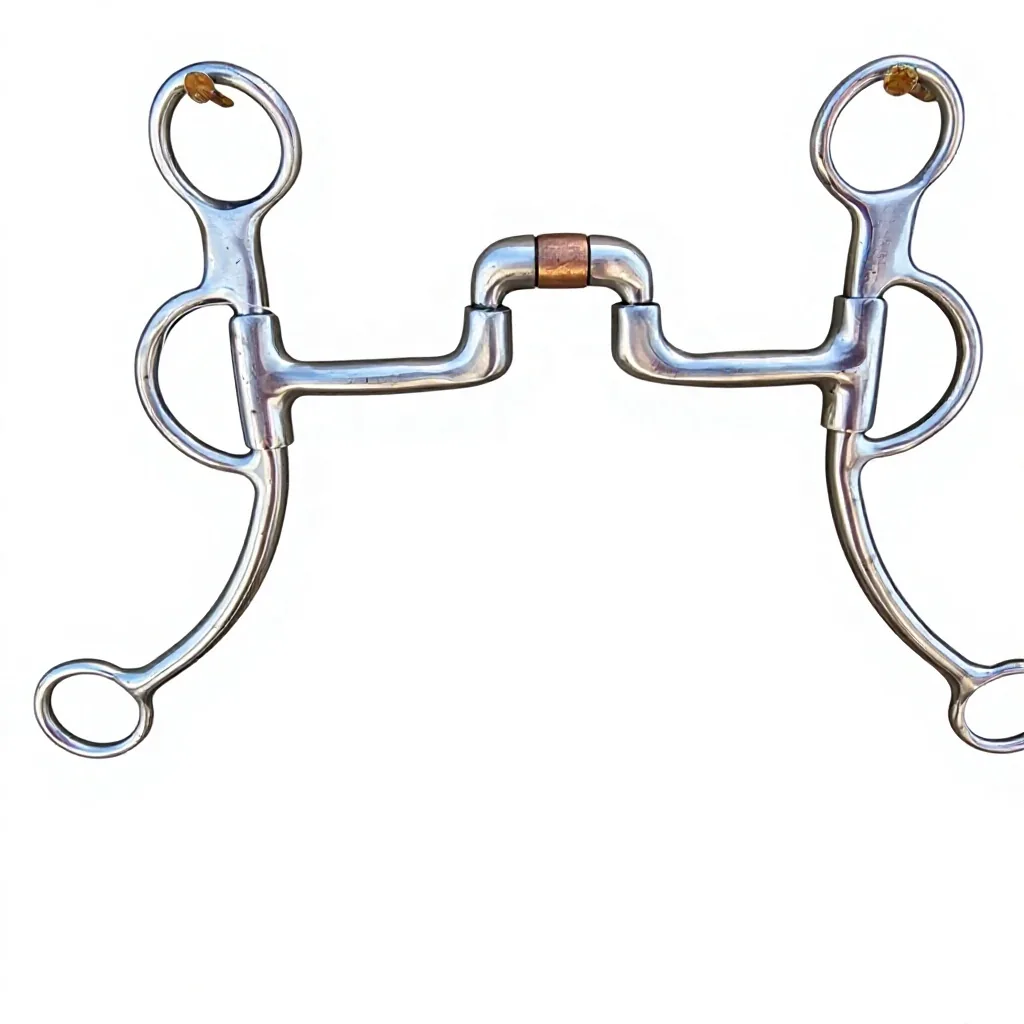 Long or Short Shank Horse Correction Bit with Ported Mouth — RJ-05027, product image 5