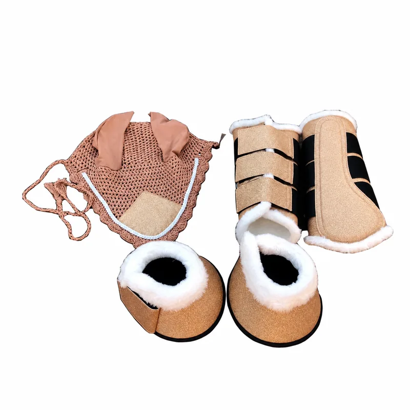 Custom Color Western Equestrian Horse Saddle Pad Set with Quilted Cotton Outer and Polyester Filling for Dressage Training — RJ-K846091, product image 2