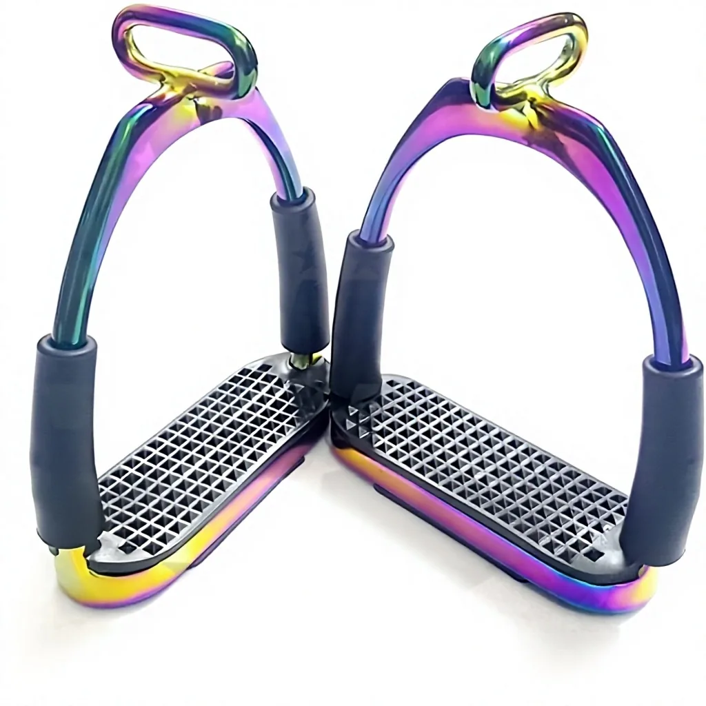 Lightweight Stainless Steel and Aluminum Horse Riding Stirrups