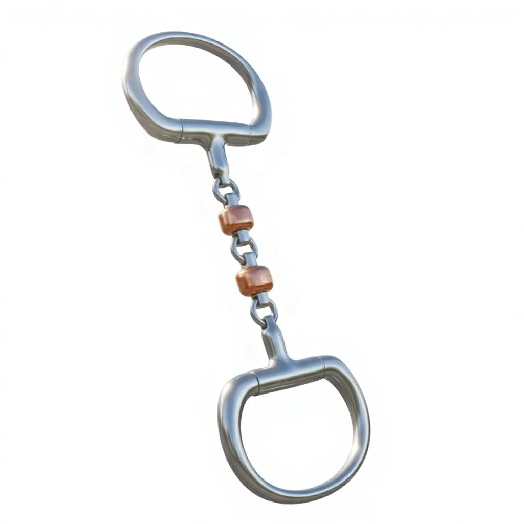 Copper Roller Waterford Full Cheek Bit Stainless Steel Horse Riding Equipment — RJ-0918, product image 2