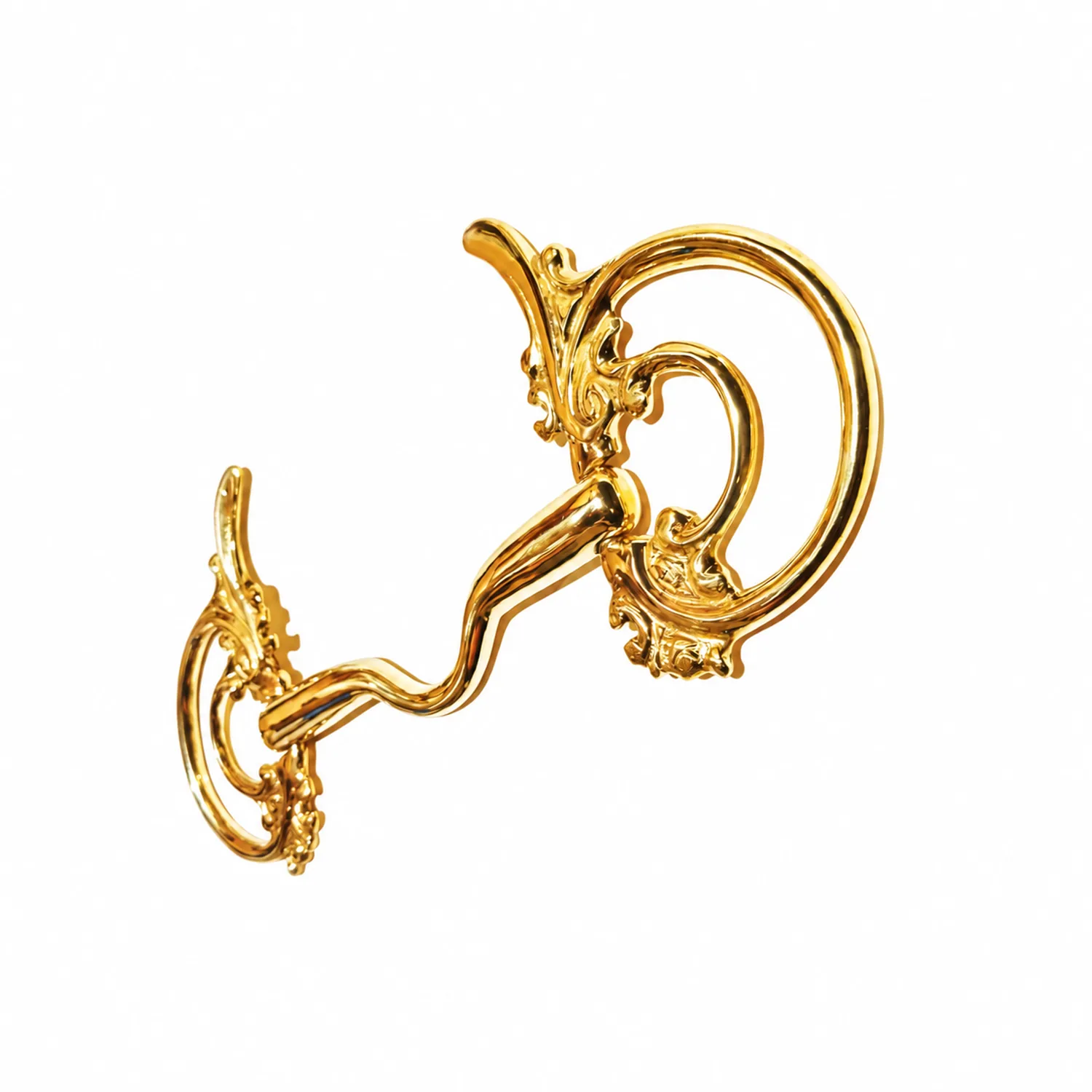 German Silver Baroque Horse Bit