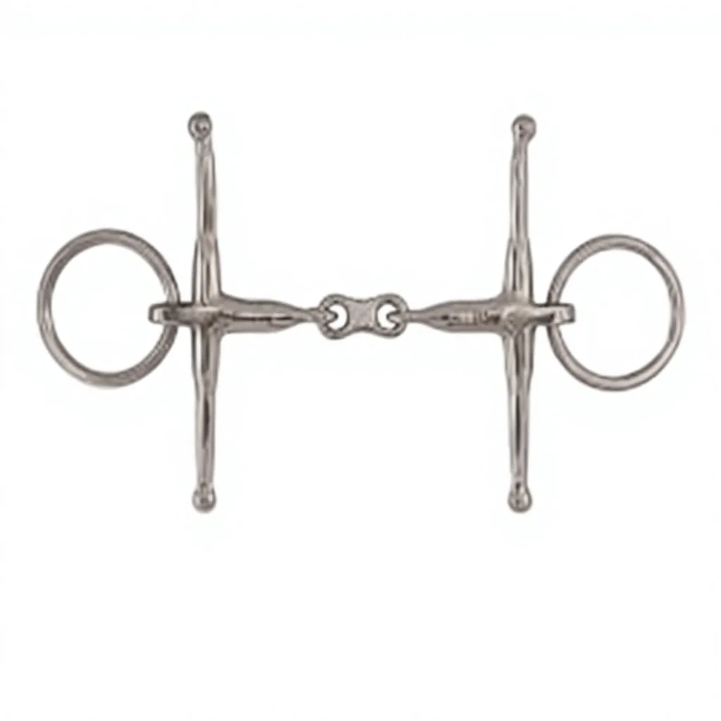 French Link Horse Bit Full Cheek Snaffle Copper Twist Stainless Steel Mouth Riding — rj-0905, product image 4