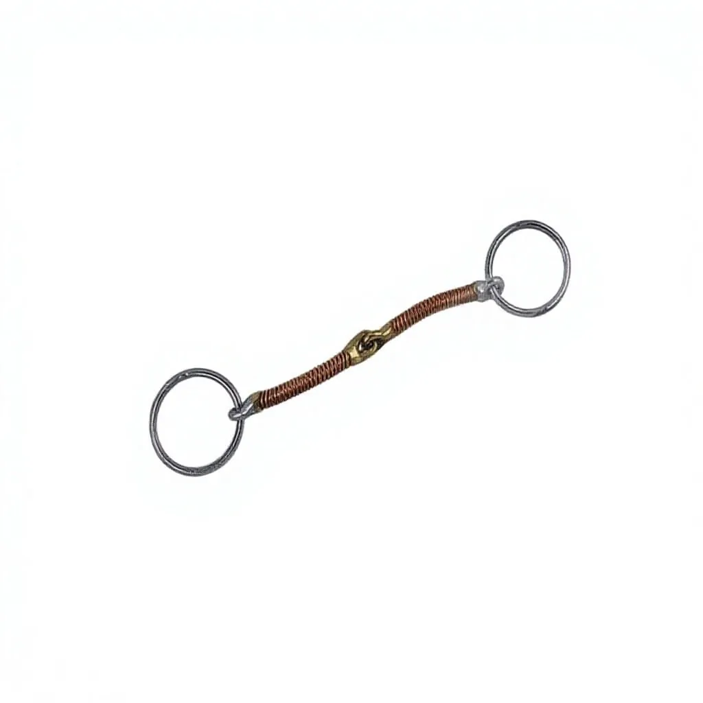 Stainless Steel Loose Ring Snaffle Bit with Sweet Iron Mouthpiece 12.5cm Horse Riding Training — rj-978765, product image 3