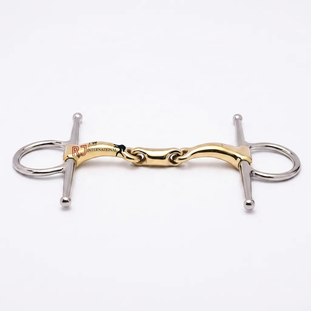 Custom Logo German Silver Full Cheek Horse Riding Bits Stainless Steel Racing — rj-0916, product image 2