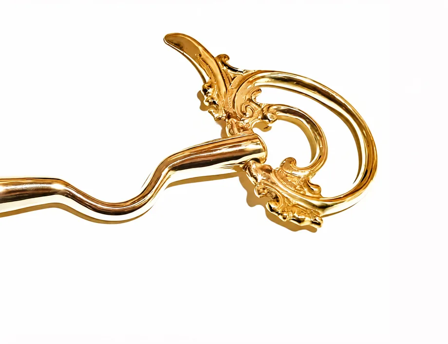 German Silver Baroque Horse Bit — RJ-0553, product image 4
