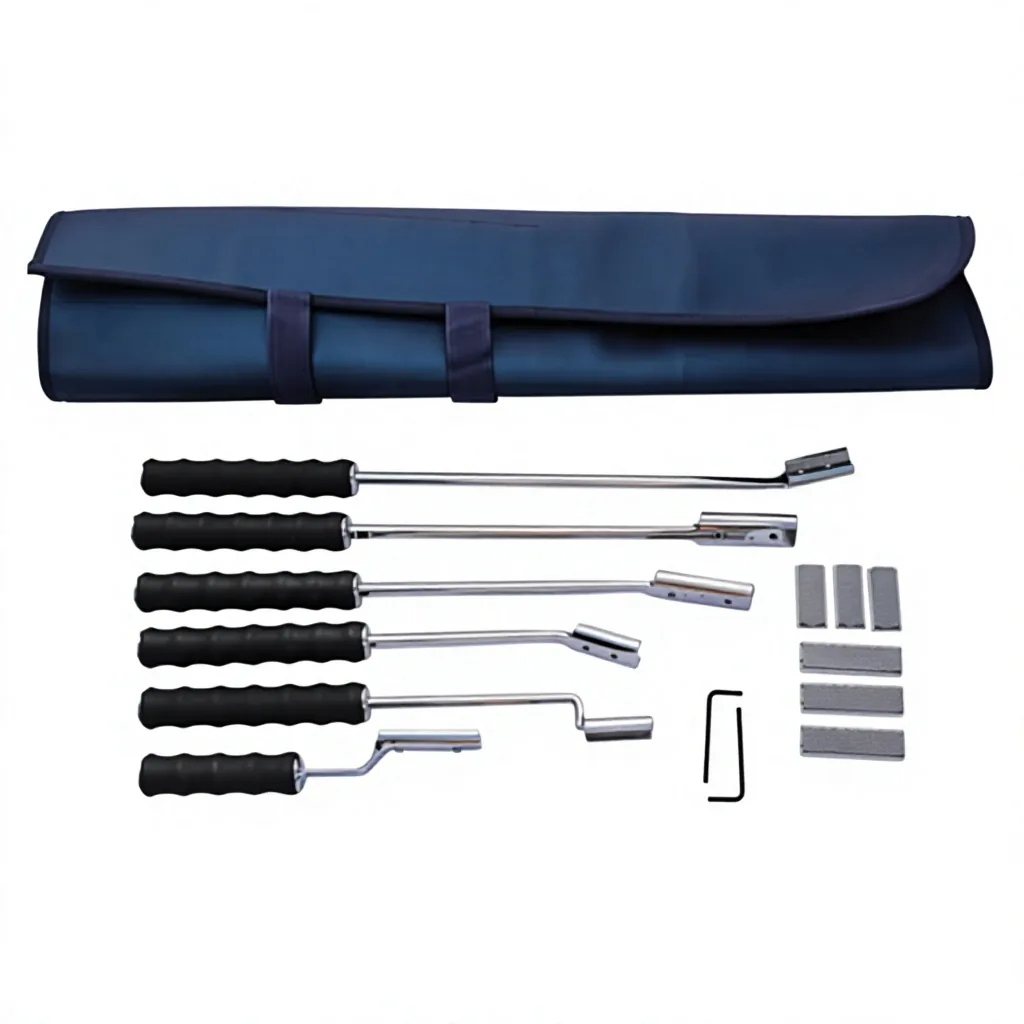 Stainless Steel Equine Dental Care Tool Set with Horse Brushes and Carry Bag — RJ-O32975, product image 4