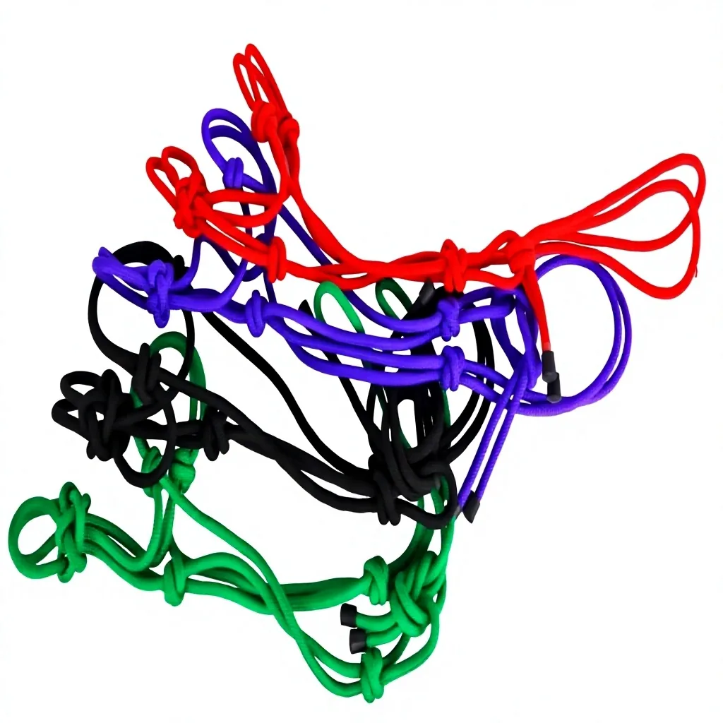 Colorful Polyester Rope Horse Halter English Training Control Bitless Tack