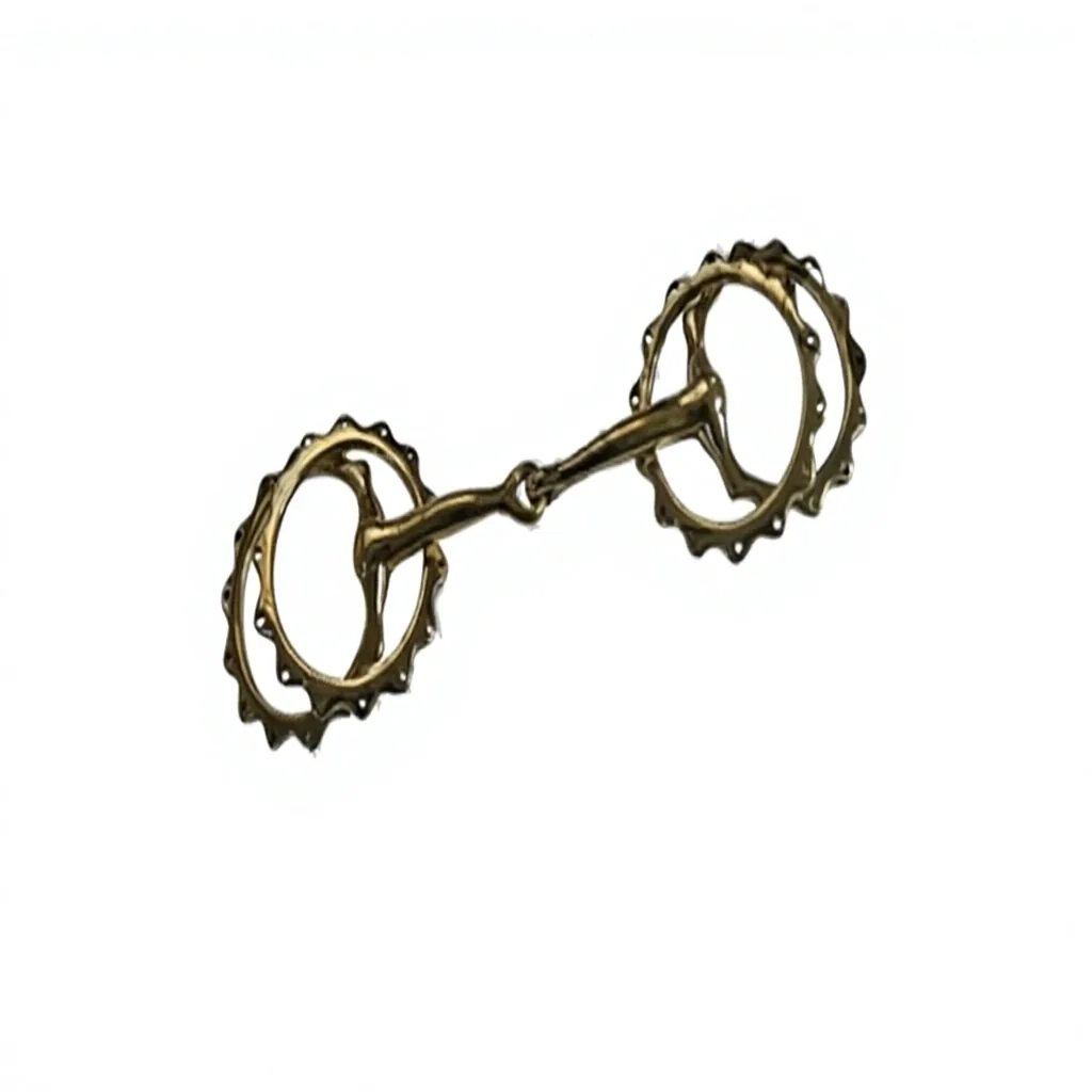Stainless Steel Western Horse Bit Loose Ring Jointed Mouth Twisted Wire Rings Equestrian Tack Accessory 50x20x40cm — RJ-83624, product image 6