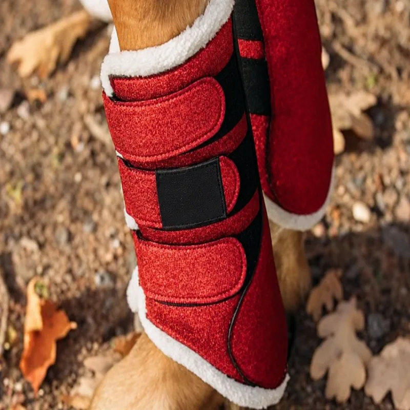 Red Glitter Quilted Horse Saddle Pad Set with Matching Accessories — RJ-07725, product image 2