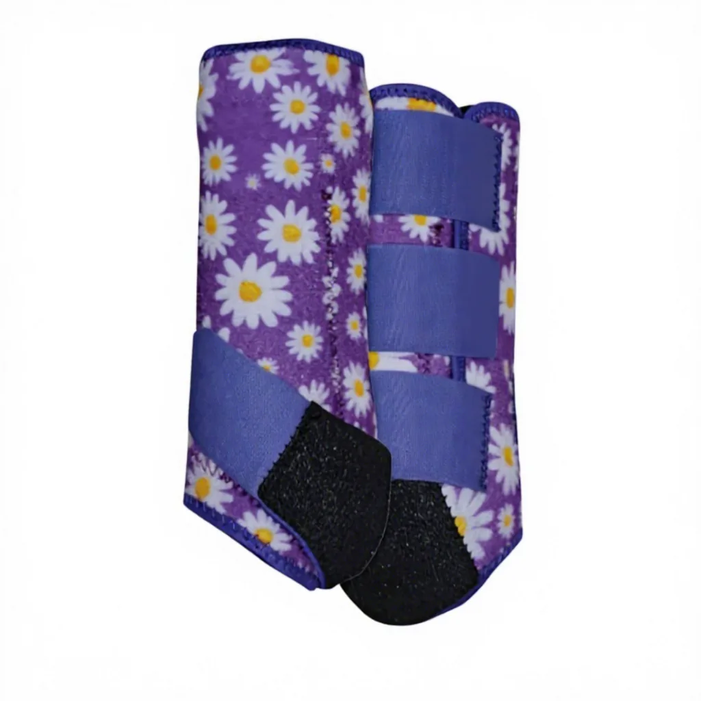 Padded Anti-Collision Horse Tendon Leg Guards with Anti-Skid Modal Material — RJ-HH002AEf, product image 2