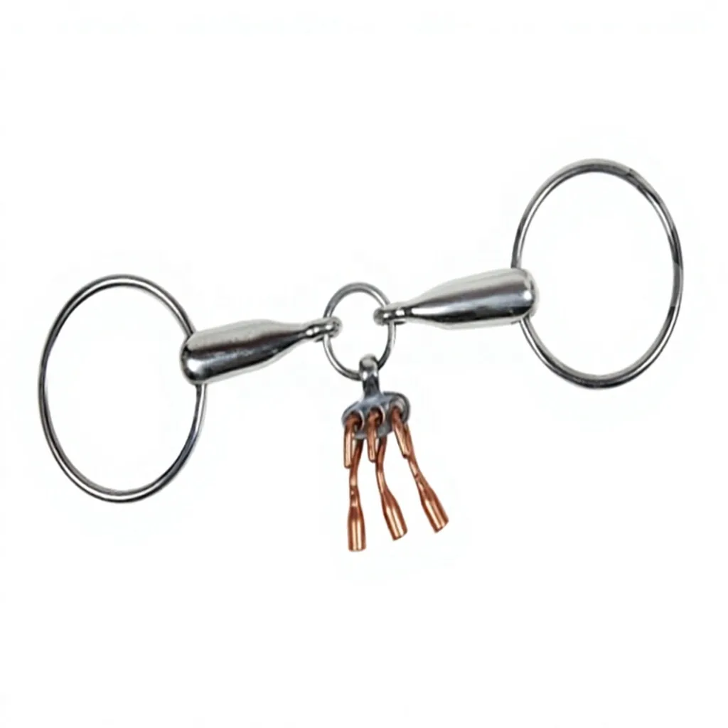 Custom Logo Baroque Stainless Steel Loose Ring Horse Bit with Spoon — RJ-0519, product image 5