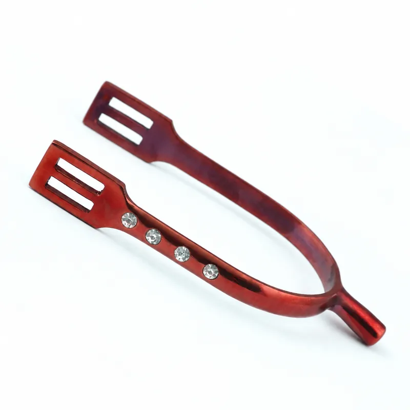 English Rose Gold Stainless Steel Spurs Men Rider Horsemanship Custom Colors and Logo — RJI-ESSS-1301, product image 6