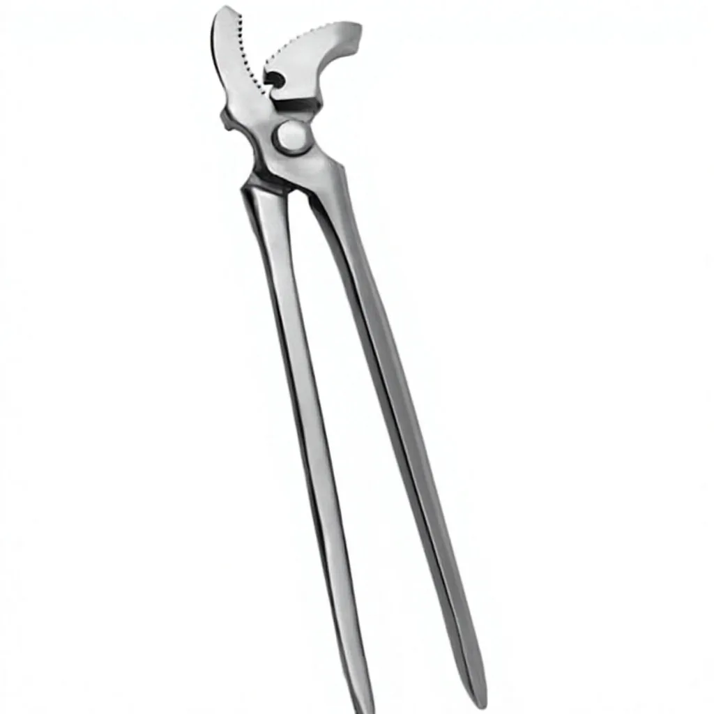 Stainless Steel Lightweight Waterproof Outdoor Luxury Horse Hoof Pick Farrier Care Pliers Grooming Tool — RJ-862E5, product image 2