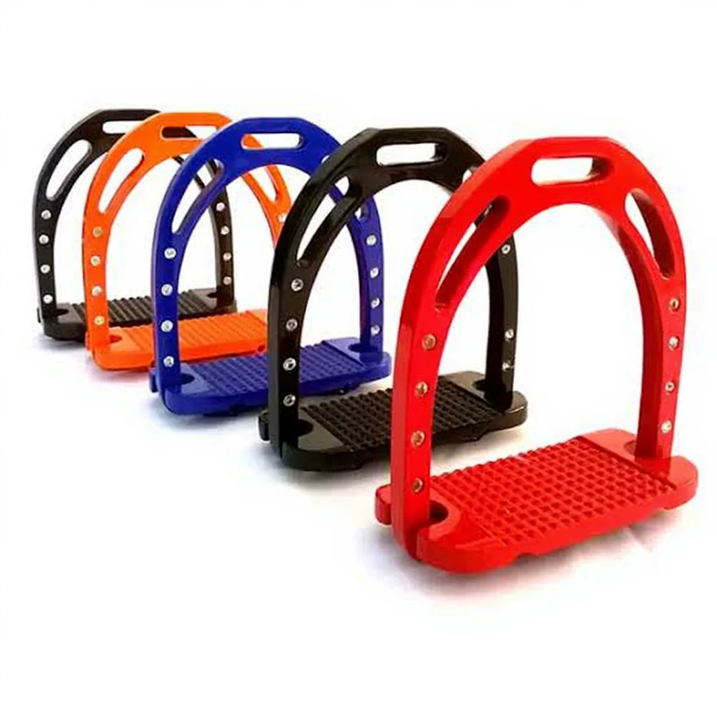 Rainbow Stainless Steel Horse Riding Stirrups — rj-0900, product image 4