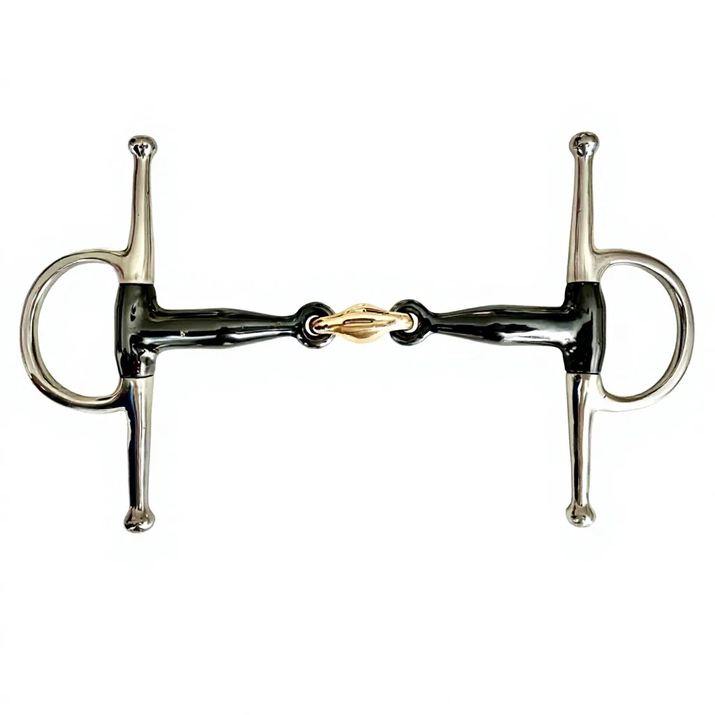 German Silver Stainless Steel Horse Bit Full Cheek Western Riding Turtle Mouth Lozenge Model — rj-092, product image 3