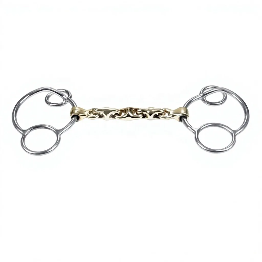 Stainless Steel Tom Thumb Waterford Western Horse Bit with Snaffle Mouth and Custom Logo — rj-0545, product image 2