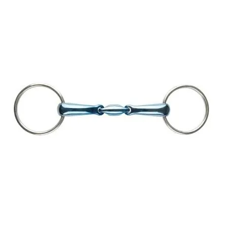 Custom Logo Stainless Steel Loose Ring Horse Snaffle Bit — RJ-5015, product image 4
