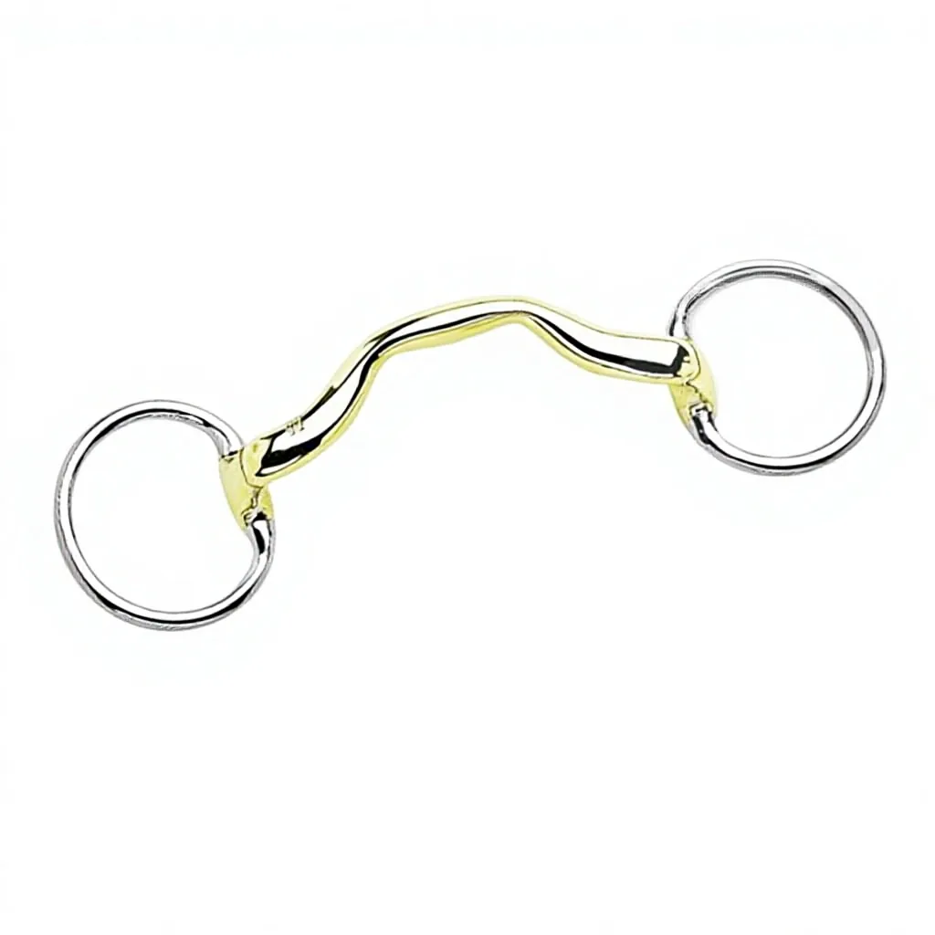 Stainless Steel Western Horse Tack Bit Sweet Iron Mouthpiece Low Port Ergonomic Bridle — RJ-D345, product image 3