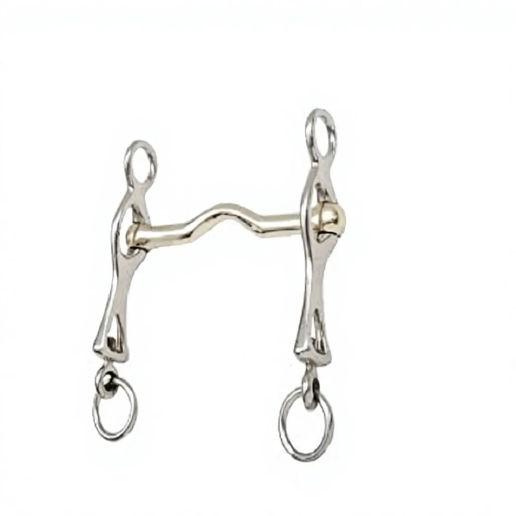 Spanish Stainless Steel Horse Snaffle Bit 5" Model Rj-0559
