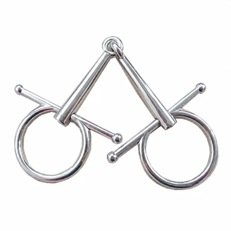 Lightweight Titanium Full Cheek Horse Snaffle Bit with Dull Finish — rj-0916, product image 4