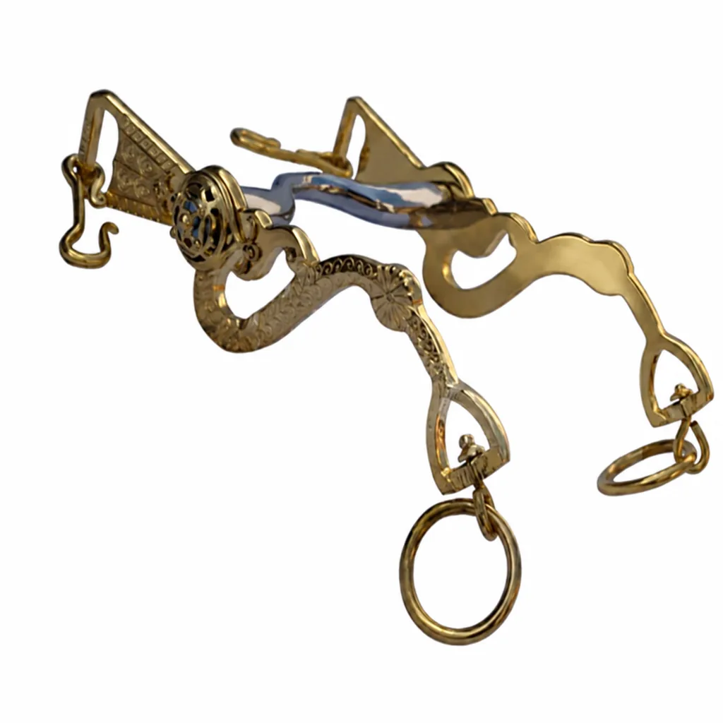 Custom Logo Spanish Baroque Dressage Horse Bit in Stainless Steel — RJ-0556, product image 4