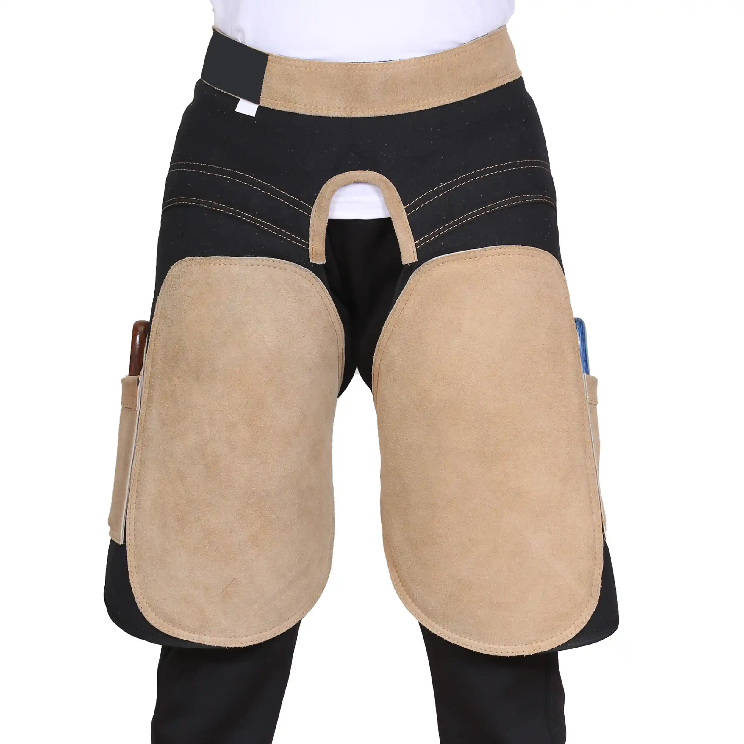 Leather Farrier Chaps Adjustable Horse Shoeing Apron Blacksmith Protection Gear — RJ-7577T54, product image 4