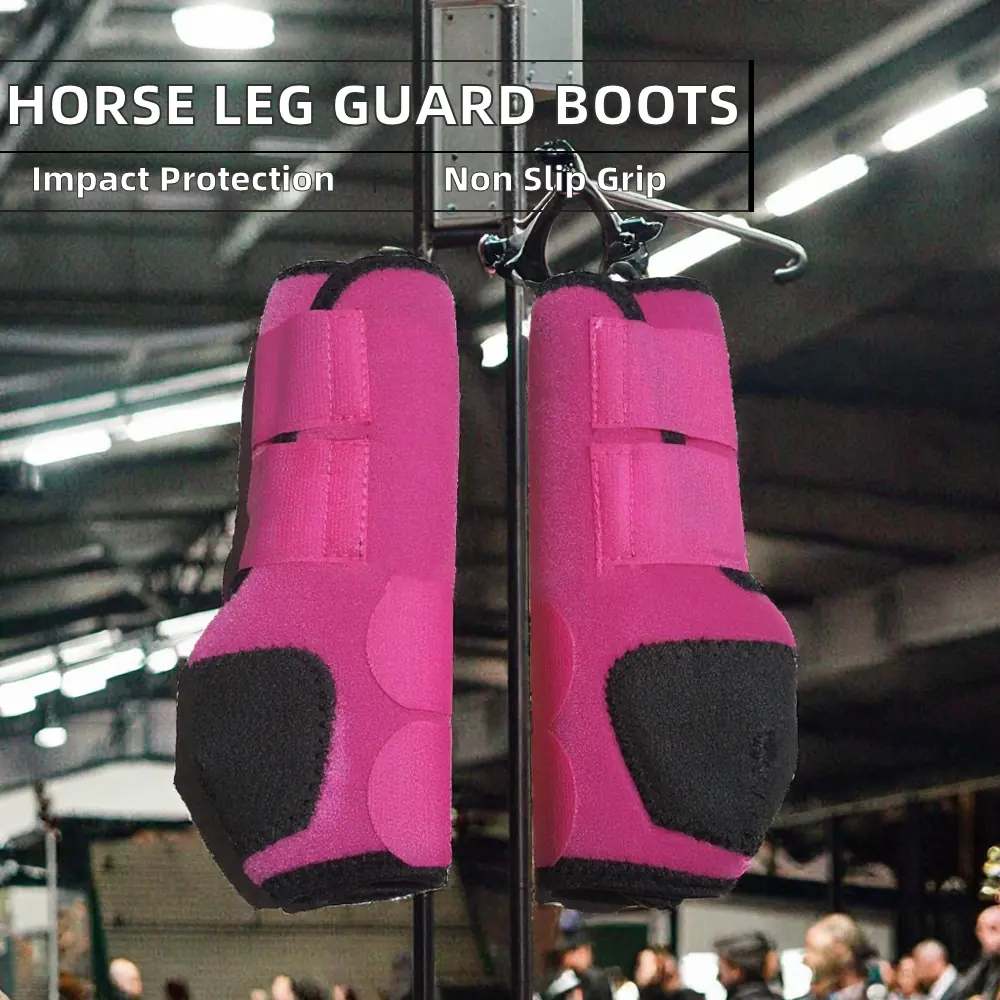 Padded Anti-Collision Horse Tendon Leg Guards with Anti-Skid Modal Material — RJ-HH002AEf, product image 5