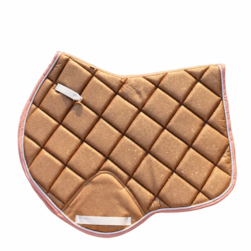 Custom Color Western Equestrian Horse Saddle Pad Set with Quilted Cotton Outer and Polyester Filling for Dressage Training — RJ-K846091, product image 6