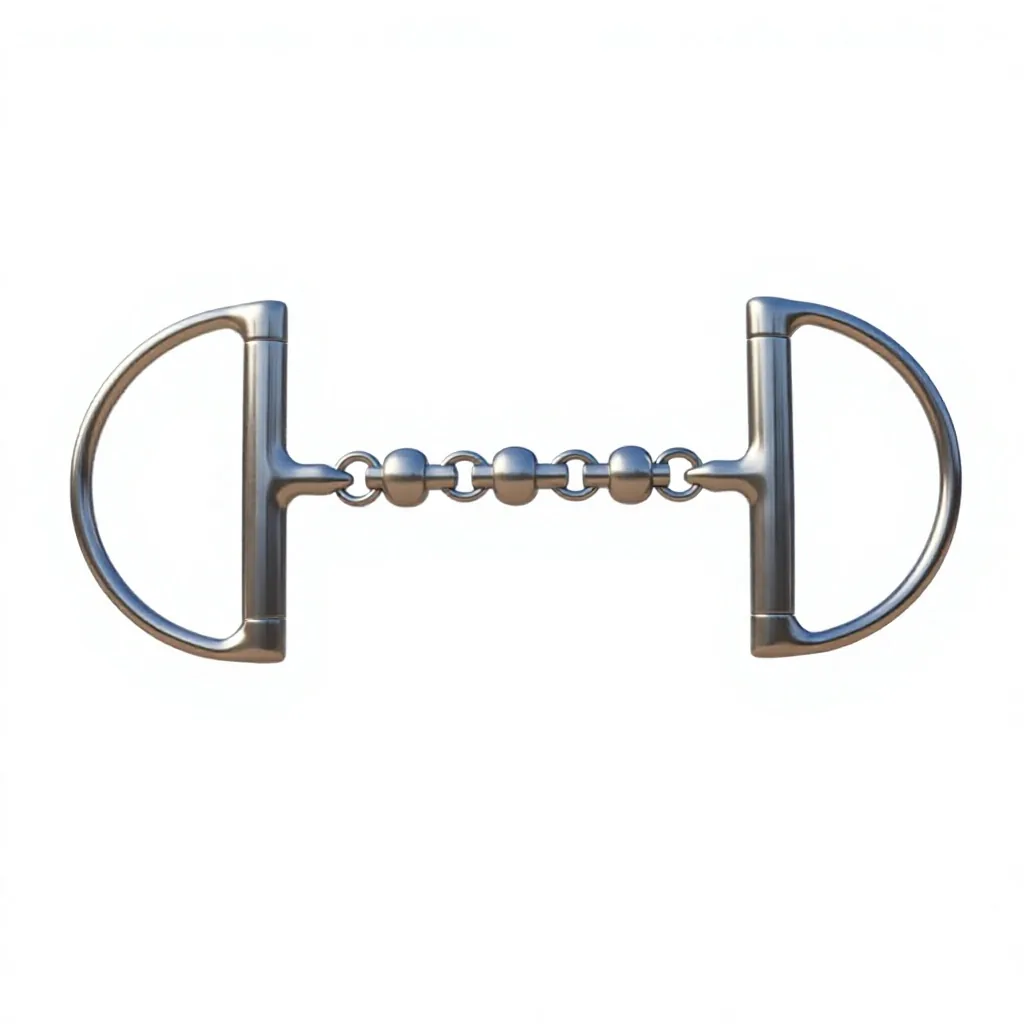 Stainless Steel Waterford Loose Ring Horse Snaffle Bit — RJ-0503, product image 3