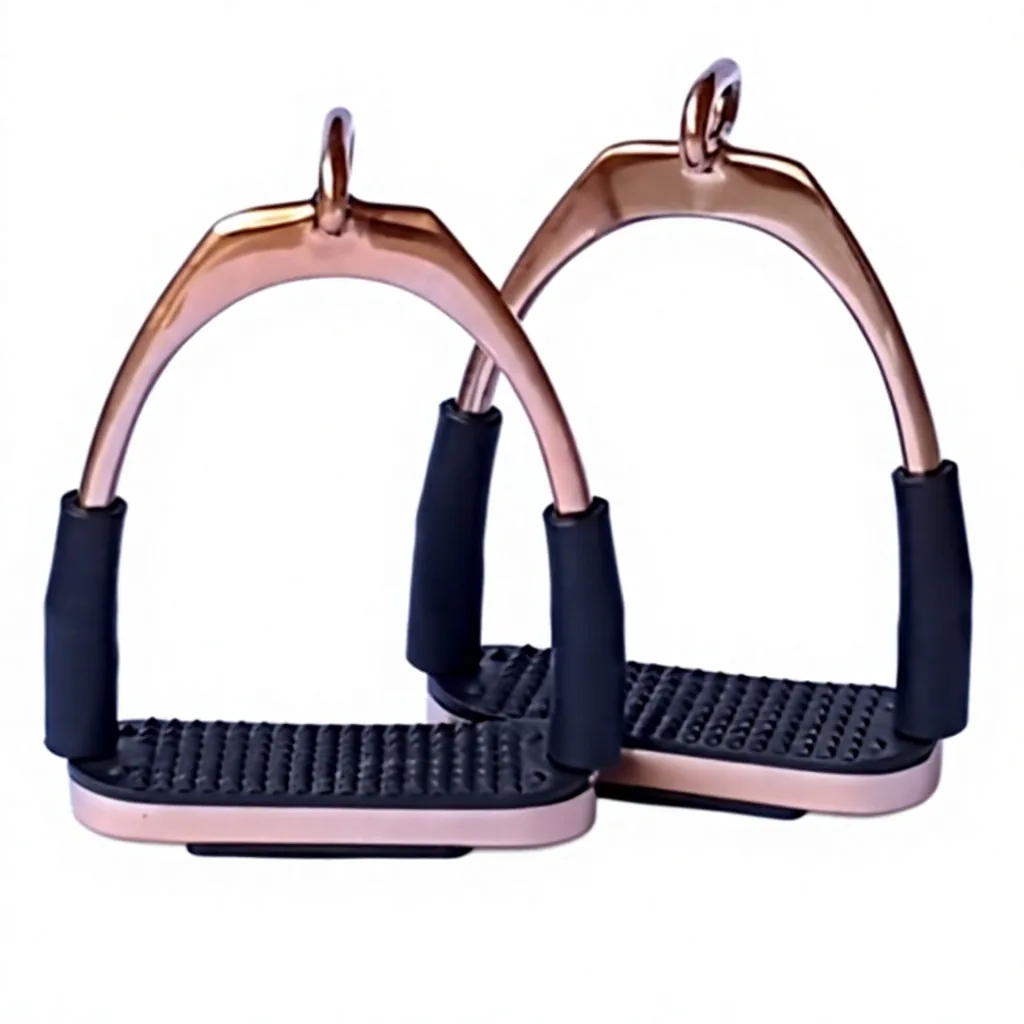 Lightweight Stainless Steel and Aluminum Horse Riding Stirrups — RJ-ss-2239, product image 4
