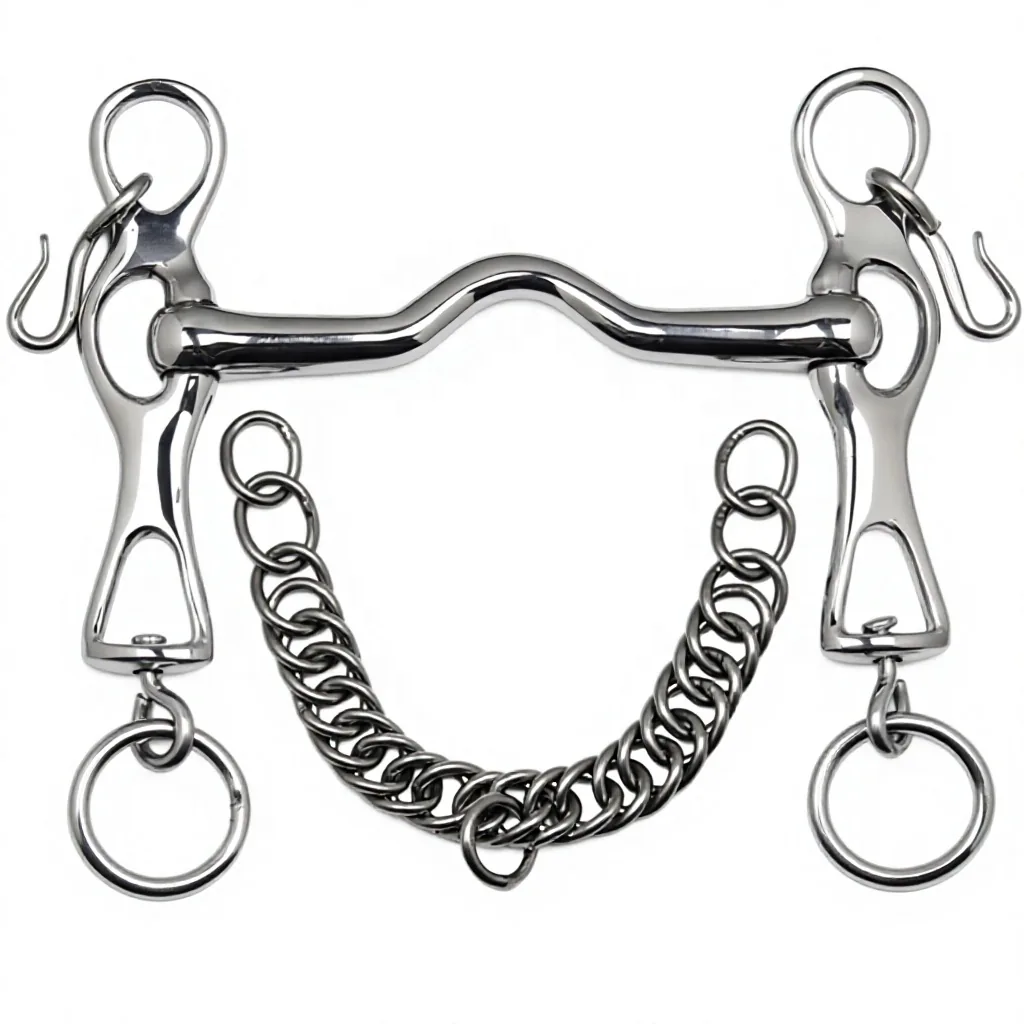 Spanish Stainless Steel Horse Snaffle Bit 5" Model Rj-0559 — RJ-0559, product image 2