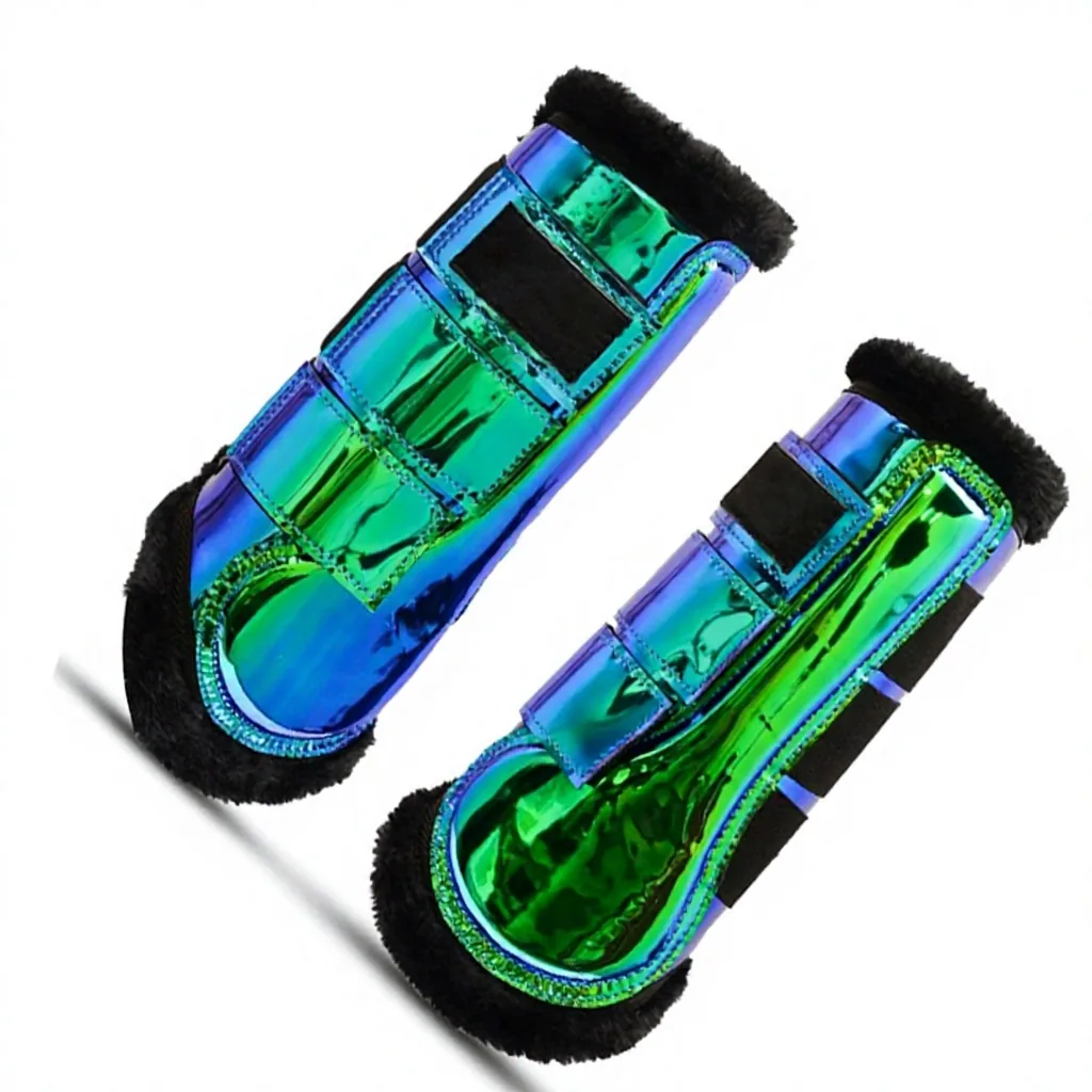 Reflective Waterproof Outdoor Horse Leg Protection Tendon Boots Wool Lined Lightweight Sports Riding Care Gear Custom — RJ-7634526, product image 5