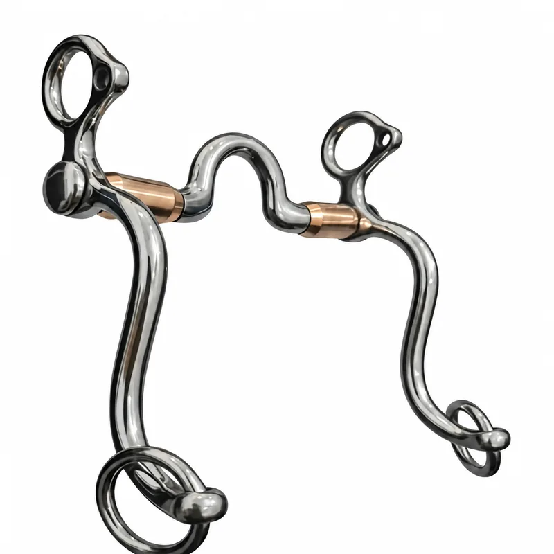 Stainless Steel Horse Bit Copper Roller Snaffle