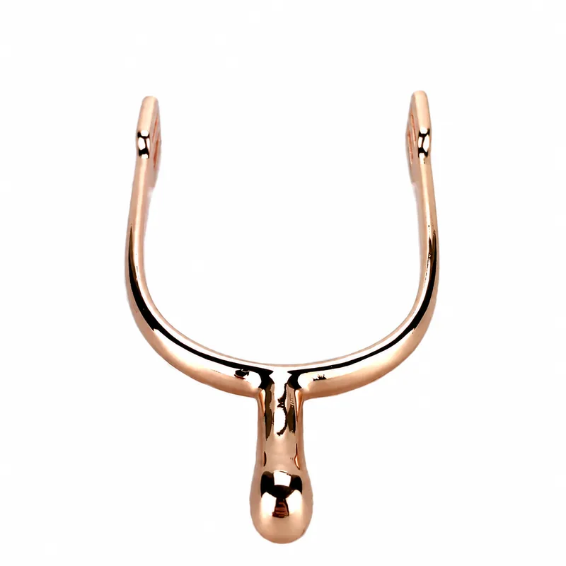English Rose Gold Stainless Steel Spurs Men Rider Horsemanship Custom Colors and Logo — RJI-ESSS-1301, product image 3