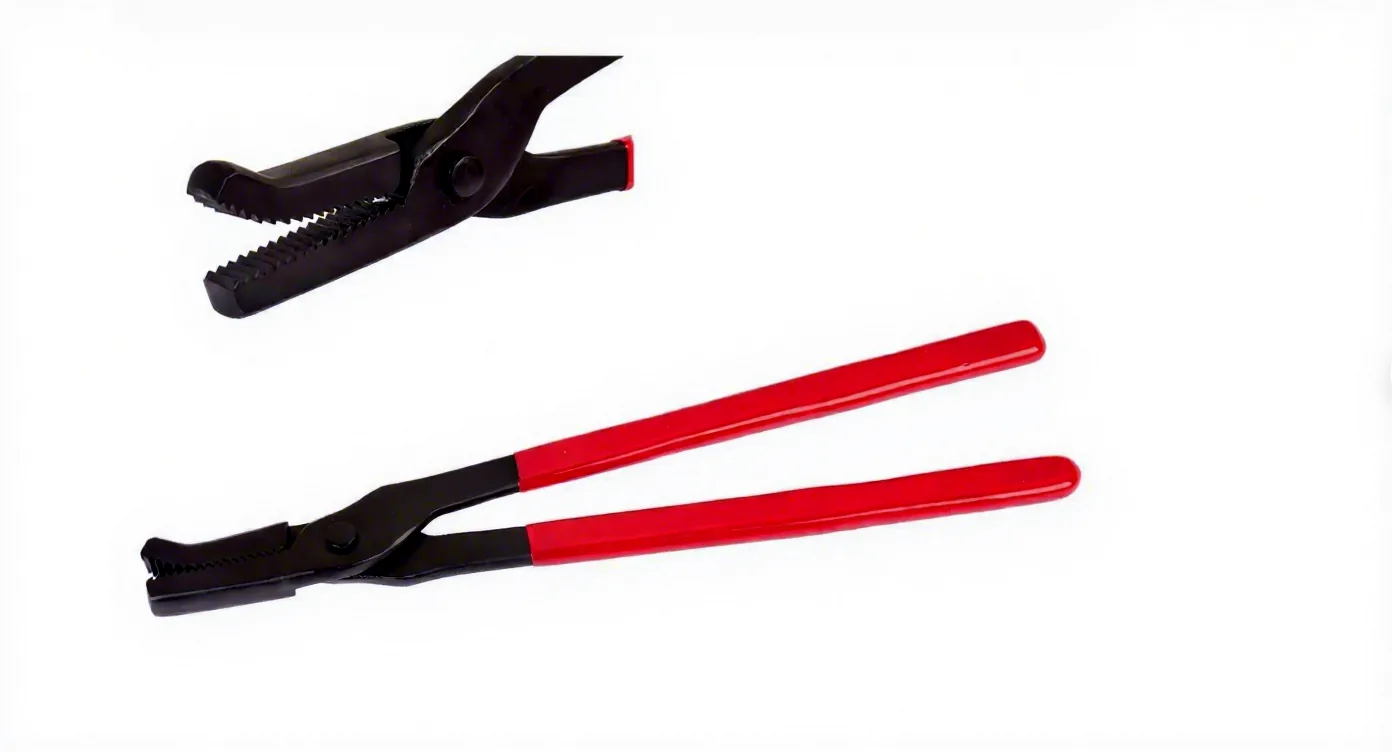 Farrier Clinch Pliers Horse Shoe Nail Clincher Alligator Mouth Stainless Steel Professional Team Red Handle Hoof Care Tool — RJ-0988897, product image 2