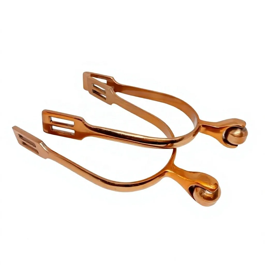 Rose Gold Customized Logo Design Horse Spurs Waterproof Stainless Steel