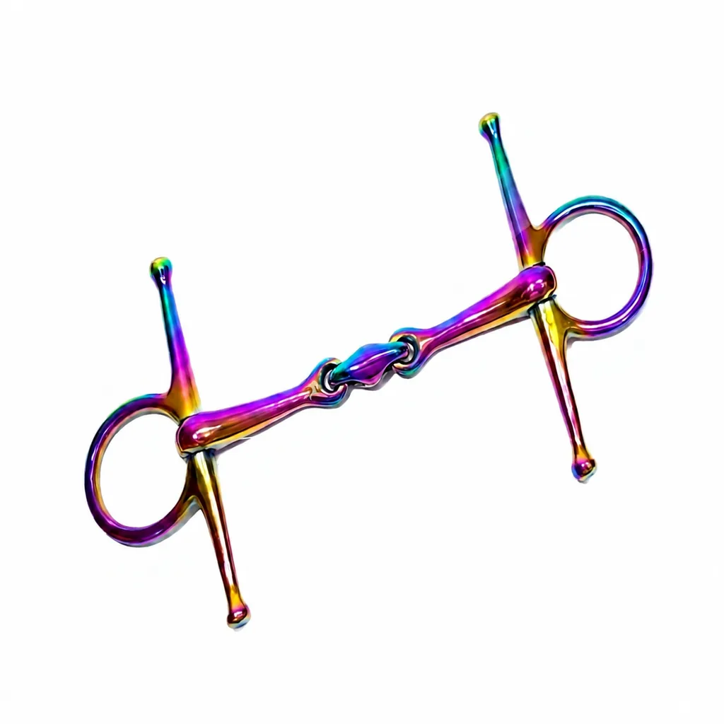 Rainbow Stainless Steel Full Cheek Horse Bit