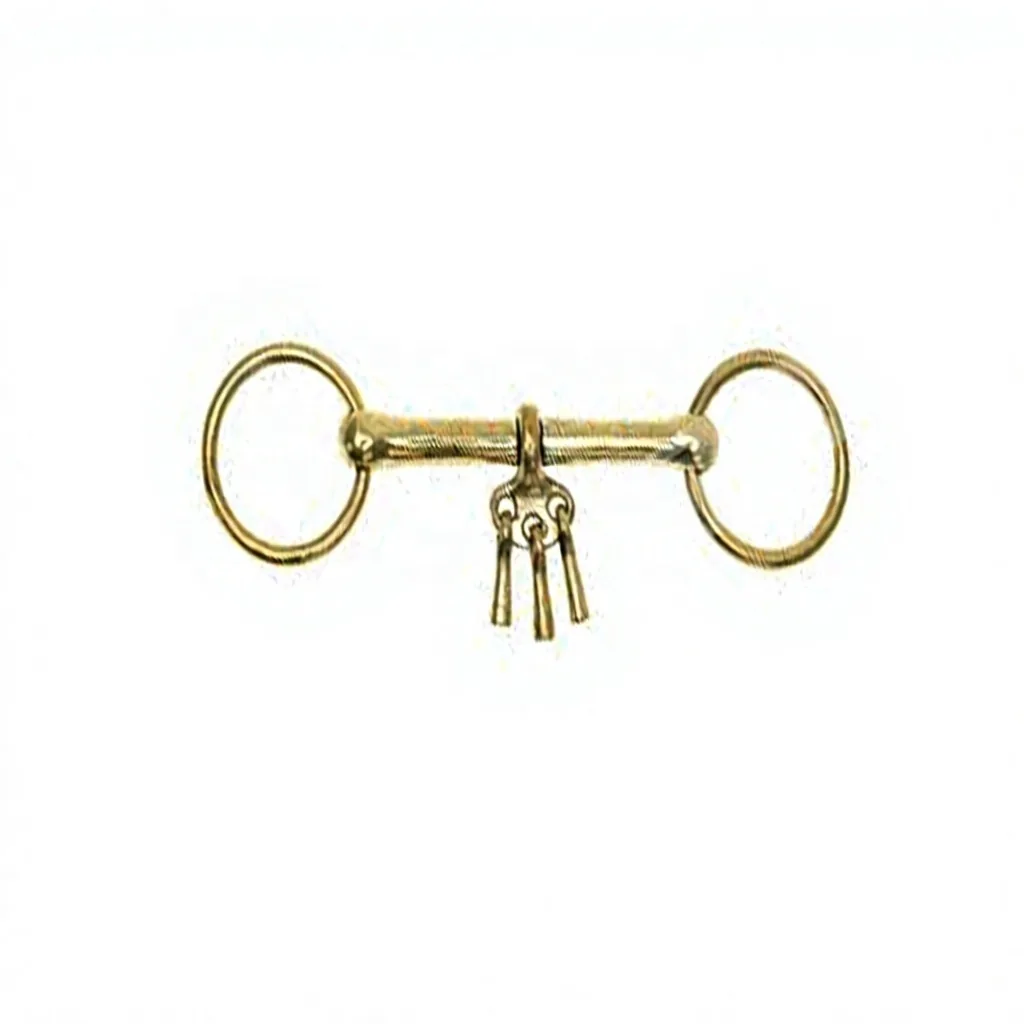 Custom Logo Baroque Stainless Steel Loose Ring Horse Bit with Spoon — RJ-0519, product image 4